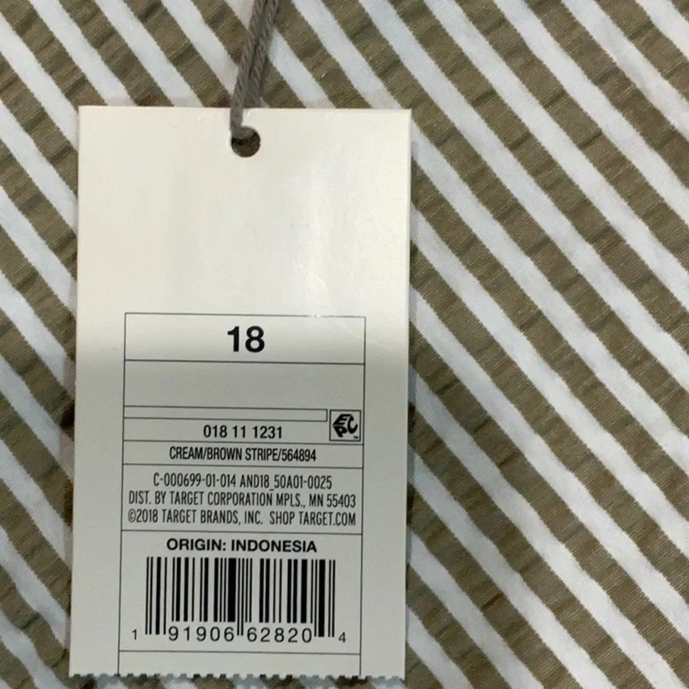 a new day seersucker chino shorts - size 18 - NWT - Picture 4 of 4